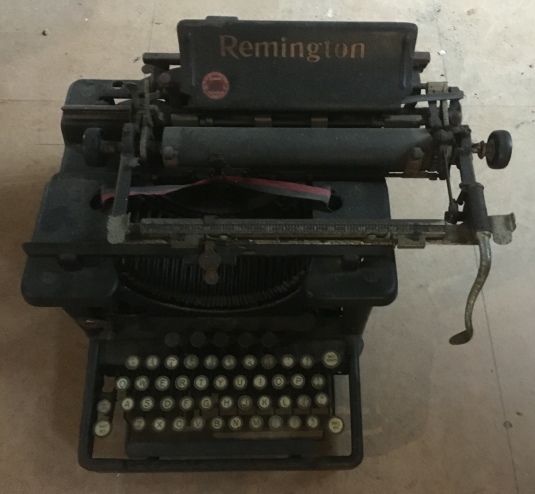 Old Remington type writer