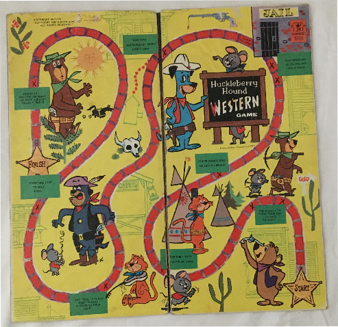 HUCKLEBERRY HOUND,westerngame,Board,games,